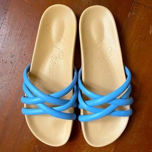 J.Crew pacific cushy strap sandals never worn size 11